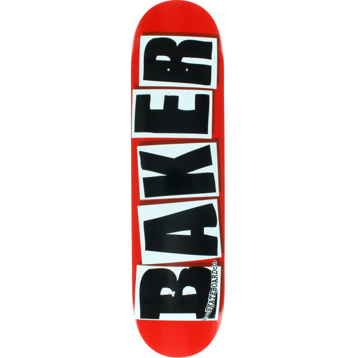 BAKER BRAND LOGO DECK-7.88 RED/BLACK