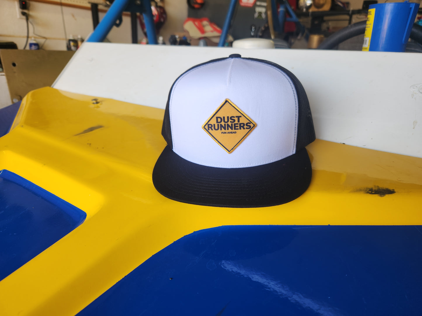 Caution trucker hat