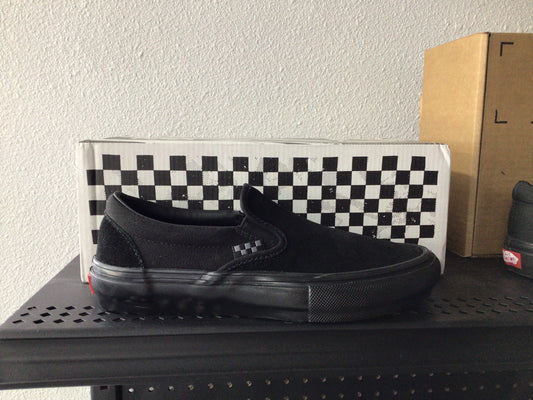 Vans Skate Suede Slip-On Black/Black Men’s 5.5