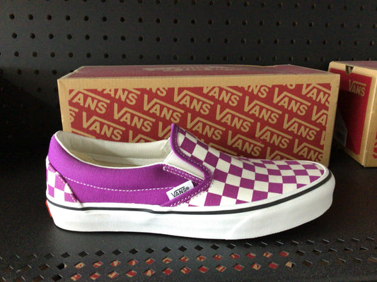 Classic Slip-On Checkerboard women’s size 8