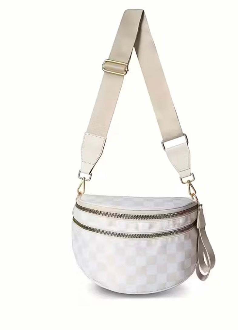 Checker Crossbody Bum Bag