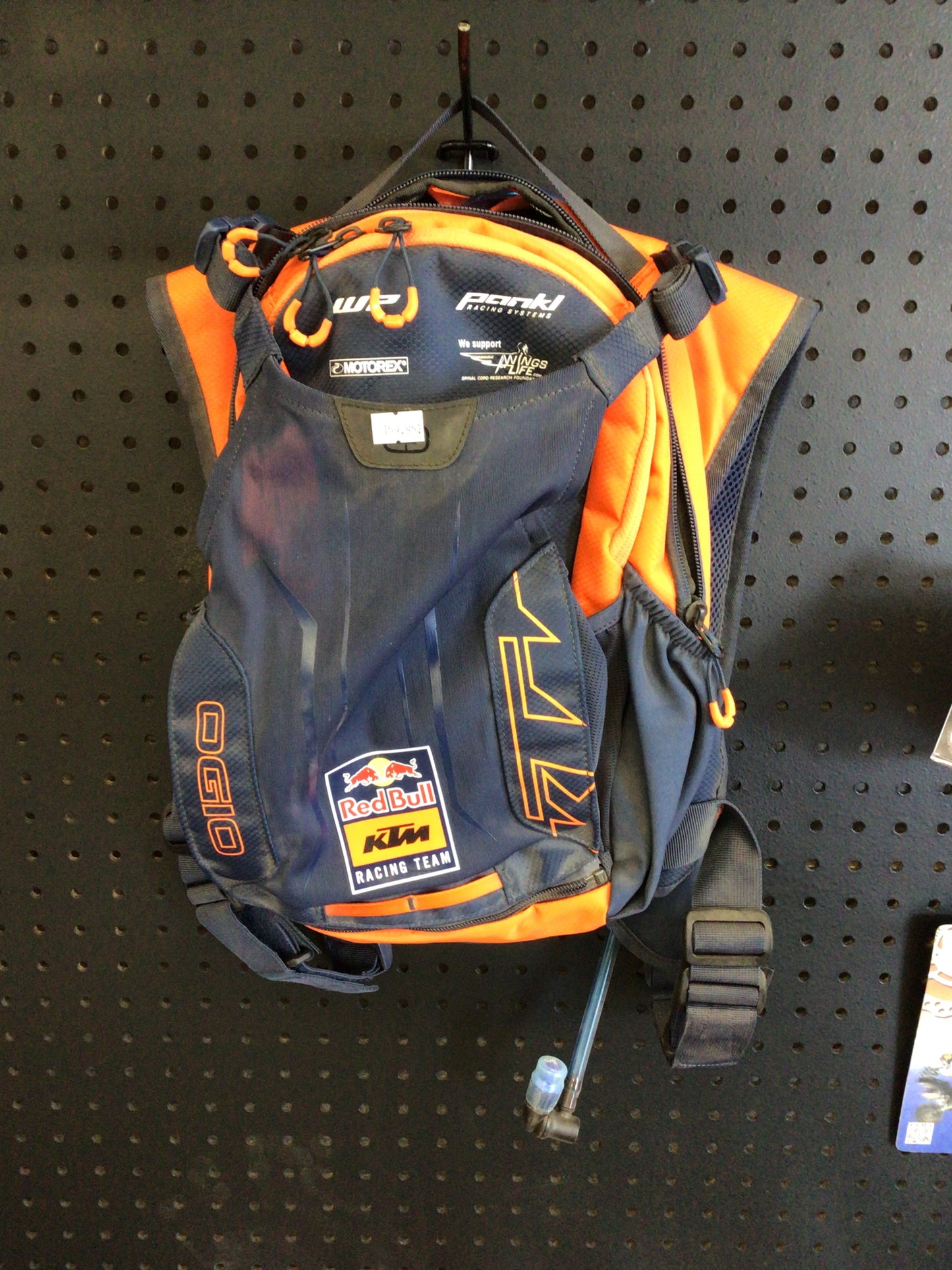 RedBull KTM desert racing team backpack
