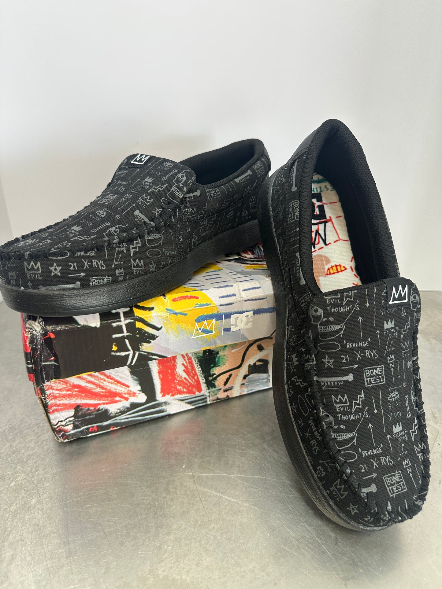 DC x BASQ Villian 2 slip-on m10.5