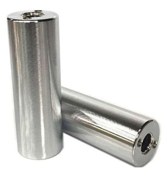 BULLY CHROMOLY PEGS 14mm w/ 3/8" adapters PAIR CHROME