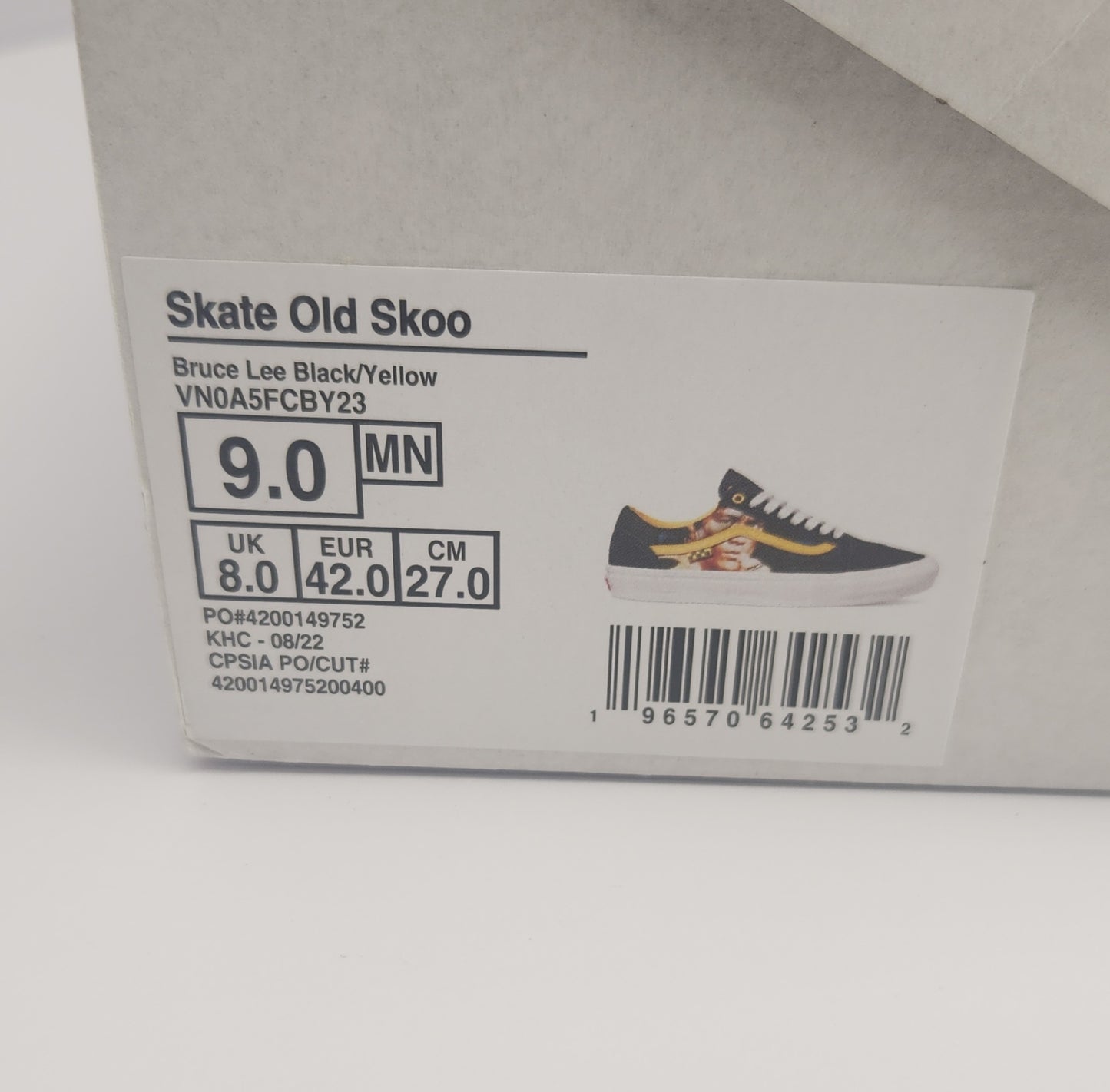 Vans x Bruce Lee colab skate old skool
