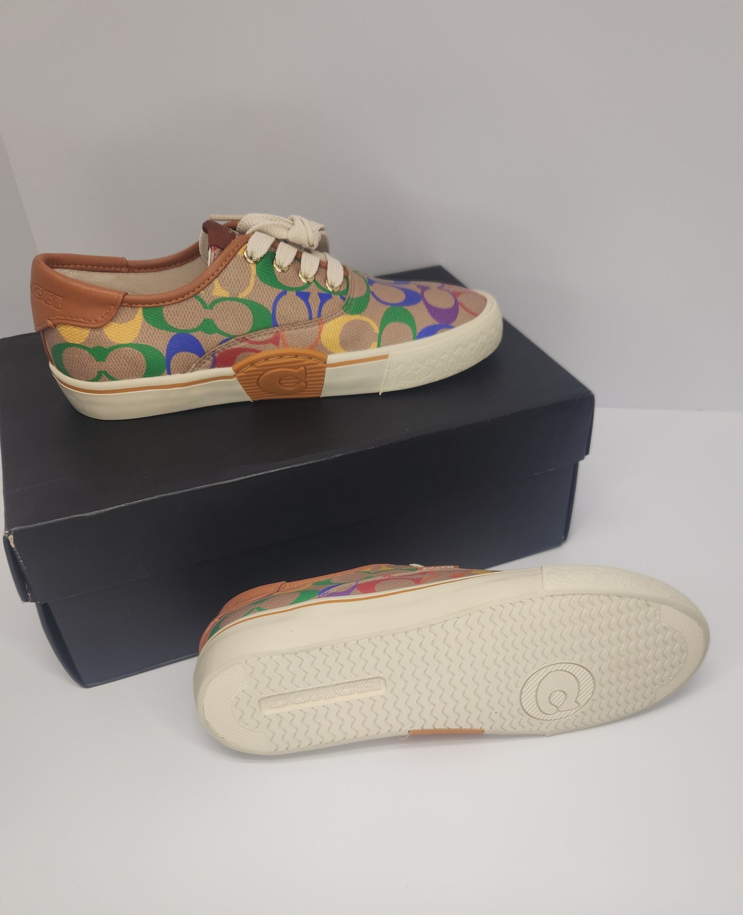Coach citysole skate rainbow womens 5.5B