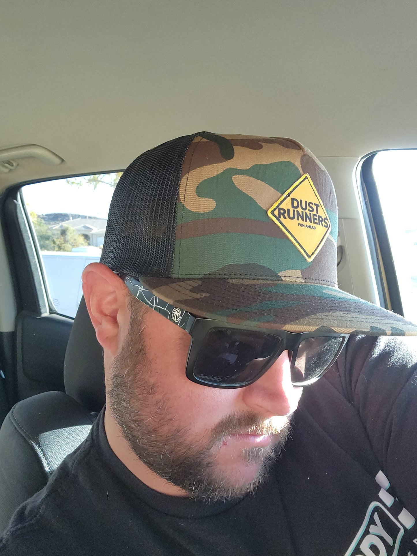 Caution trucker hat