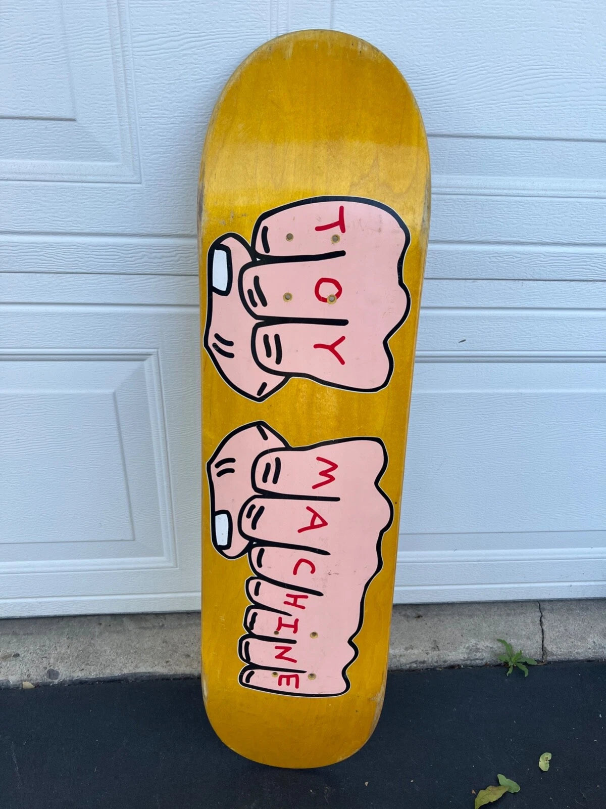 Toy Machine Fist deck-yellow 8.0